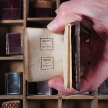 Load image into Gallery viewer, Bijou des enfans. Contes et fables. >>MINIATURE NAPOLEONIC CHILDRENS BOOK<< Publication Date: 1810 CONDITION: VERY GOOD
