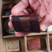 Load image into Gallery viewer, Children's Bread. Or Daily Texts for the Young. >>SCARCE CHILDRENS MINIATURE BOOK IN WALLET STYLE BINDING<< Publication Date: 1858 CONDITION: VERY GOOD
