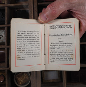 Golden Thoughts from great authors. Crowther, Alice. Publication Date: 1900 CONDITION: VERY GOOD