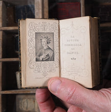 Load image into Gallery viewer, La Divina Comedia. >>PICKERING'S DIAMOND CLASSICS, MINIATURE BOOK<< Dante, Alighieri. Publication Date: 1823 CONDITION: VERY GOOD

