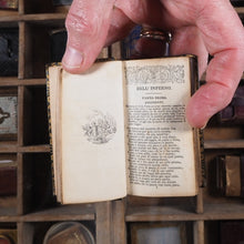 Load image into Gallery viewer, La Divina Comedia. >>PICKERING'S DIAMOND CLASSICS, MINIATURE BOOK<< Dante, Alighieri. Publication Date: 1823 CONDITION: VERY GOOD
