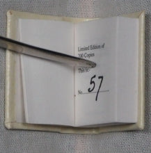 Load image into Gallery viewer, Andersen, Hans Christian. The Snow Queen. 57 of 200 copies. Published by Paisley, Scotland: Gleniffer Press. 1993 Condition: Good Hardcover. >>MINIATURE BOOK<<
