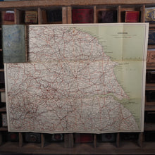 Load image into Gallery viewer, Cyclists Road Maps England &amp; Scotland. >>MINIATURE ANTIQUE MAPS FOR CYCLISTS<< Publication Date: 1890 CONDITION: VERY GOOD
