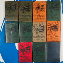 Load image into Gallery viewer, Cyclists Road Maps England &amp; Scotland. >>MINIATURE ANTIQUE MAPS FOR CYCLISTS<< Publication Date: 1890 CONDITION: VERY GOOD
