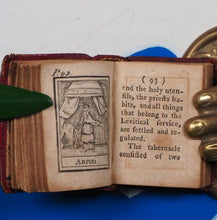 Load image into Gallery viewer, Bible in minuiture [sic] or a concise history of Old &amp; new Testaments Bible in minuiture or a concise history of Old &amp; new Testaments. Publication Date: 1780 Condition: Very Good. >>MINIATURE BOOK<<
