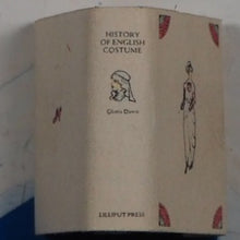 Load image into Gallery viewer, History of English Costume>>MICRO MINIATURE BOOK<< Publication Date: 1985 Condition: Near Fine

