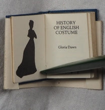Load image into Gallery viewer, History of English Costume>>MICRO MINIATURE BOOK<< Publication Date: 1985 Condition: Near Fine
