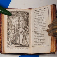 Load image into Gallery viewer, Etrennes du Sentiment, dediees aux ames bienfaisantes. A.P.D.R. >>SCARCE MINIATURE ALMANAC<< Publication Date: 1784 Condition: Very Good. >>MINIATURE BOOK<<
