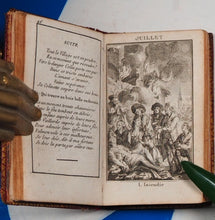 Load image into Gallery viewer, Etrennes du Sentiment, dediees aux ames bienfaisantes. A.P.D.R. >>SCARCE MINIATURE ALMANAC<< Publication Date: 1784 Condition: Very Good. >>MINIATURE BOOK<<
