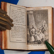 Load image into Gallery viewer, Etrennes du Sentiment, dediees aux ames bienfaisantes. A.P.D.R. >>SCARCE MINIATURE ALMANAC<< Publication Date: 1784 Condition: Very Good. >>MINIATURE BOOK<<
