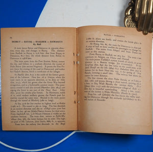 PALESTINE BY ROAD AND RAIL. A Concise Guide to the Important Sites in Palestine and Syria. ST.H.STEPHAN & BOULOS 'AFIF. With an introduction by THE REV. FR. EUGENE HOADE O.F.M. Publication Date: 1942 Condition: Very Good