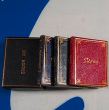 Load image into Gallery viewer, MY BOOKS [Miniature morocco bound aides-memoires]. c1900. In original slipcase. >>MINIATURE BOOK<<
