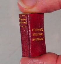 Load image into Gallery viewer, Smallest English Dictionary in the World. Comprising: besides the ordinary and newest words in the language, short explanations of a large number of scientific, philosophical, literary and technical terms. [SOLID SILVER LOCKET].1893. >>MINIATURE BOOK<<
