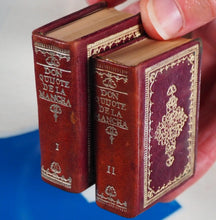 Load image into Gallery viewer, El Ingenioso Hidalgo Don Quijote de la Mancha >>MINIATURE BOOKS IN SLIPCASE<< Cervantes Saavedra, Miguel de [1547-1616]. Publication Date: 1952 Condition: Very Good
