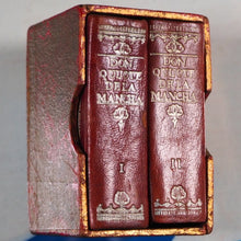Load image into Gallery viewer, El Ingenioso Hidalgo Don Quijote de la Mancha >>MINIATURE BOOKS IN SLIPCASE<< Cervantes Saavedra, Miguel de [1547-1616]. Publication Date: 1952 Condition: Very Good
