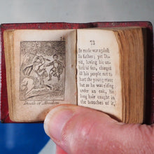 Load image into Gallery viewer, Bible in Miniature or a Concise History of both Testaments. John Harris. London. Circa 1806. >>HUGELY INFLUENTIAL RARE THUMB BIBLE<<
