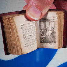 Load image into Gallery viewer, Bible in Miniature or a Concise History of both Testaments. John Harris. London. Circa 1806. >>HUGELY INFLUENTIAL RARE THUMB BIBLE<<
