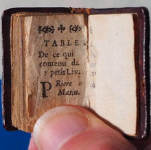 Load image into Gallery viewer, Exercice du Chretien [early 18th century miniature book]. Publication Date: 1737 Condition: Very Good. >>MINIATURE BOOK<<
