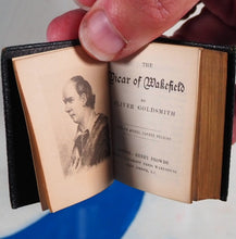 Load image into Gallery viewer, Goldsmith, Oliver. Vicar of Wakefield >>MINIATURE BOOK<< Publication Date: 1900 Condition: Very Good. Binding Variant C. blue. >>MINIATURE BOOK<<
