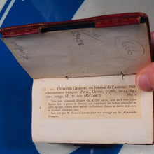 Load image into Gallery viewer, Diversites Galantes, ou Journal de l'Amour. Petit chansonnier Francois. Publication Date: 1788 CONDITION: VERY GOOD
